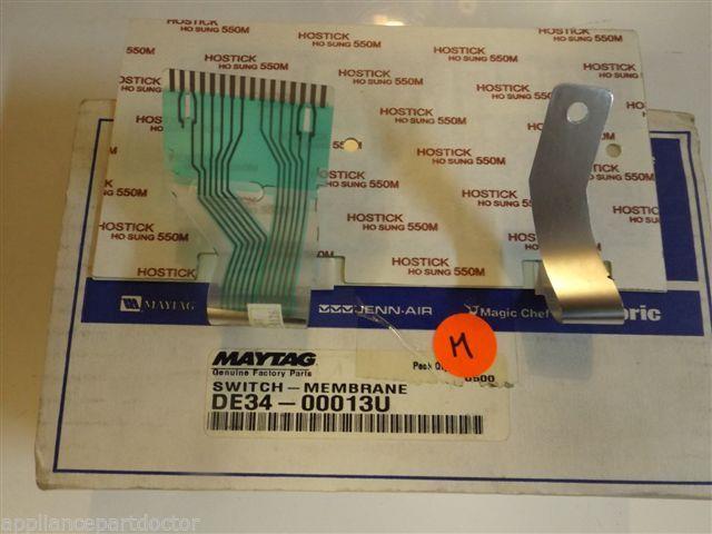 Maytag Samsung Microwave DE34-00013U Switch Membrane NEW IN BOX Maytag Samsung Microwave DE34-00013U Switch Membrane NEW IN BOX